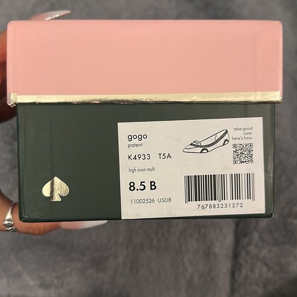 Kate Spade Taxi Yellow and White Flats - Picture 9 of 9